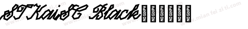 STKaiSC Black字体转换